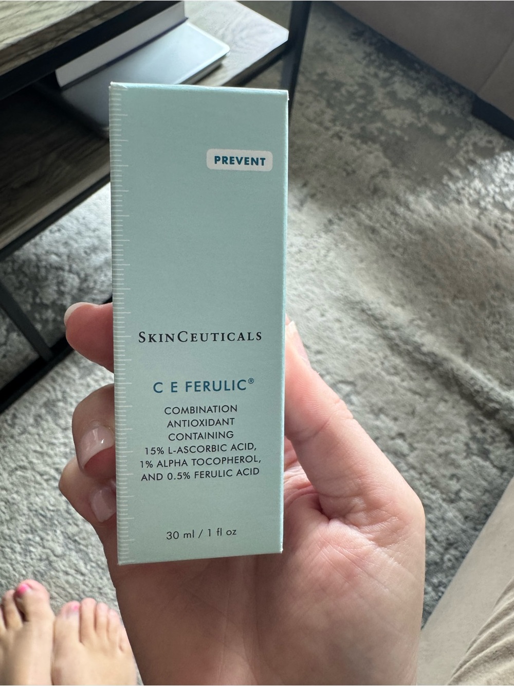 SkinCeuticals C E Ferulic Antioxidant Serum in Light Aqua